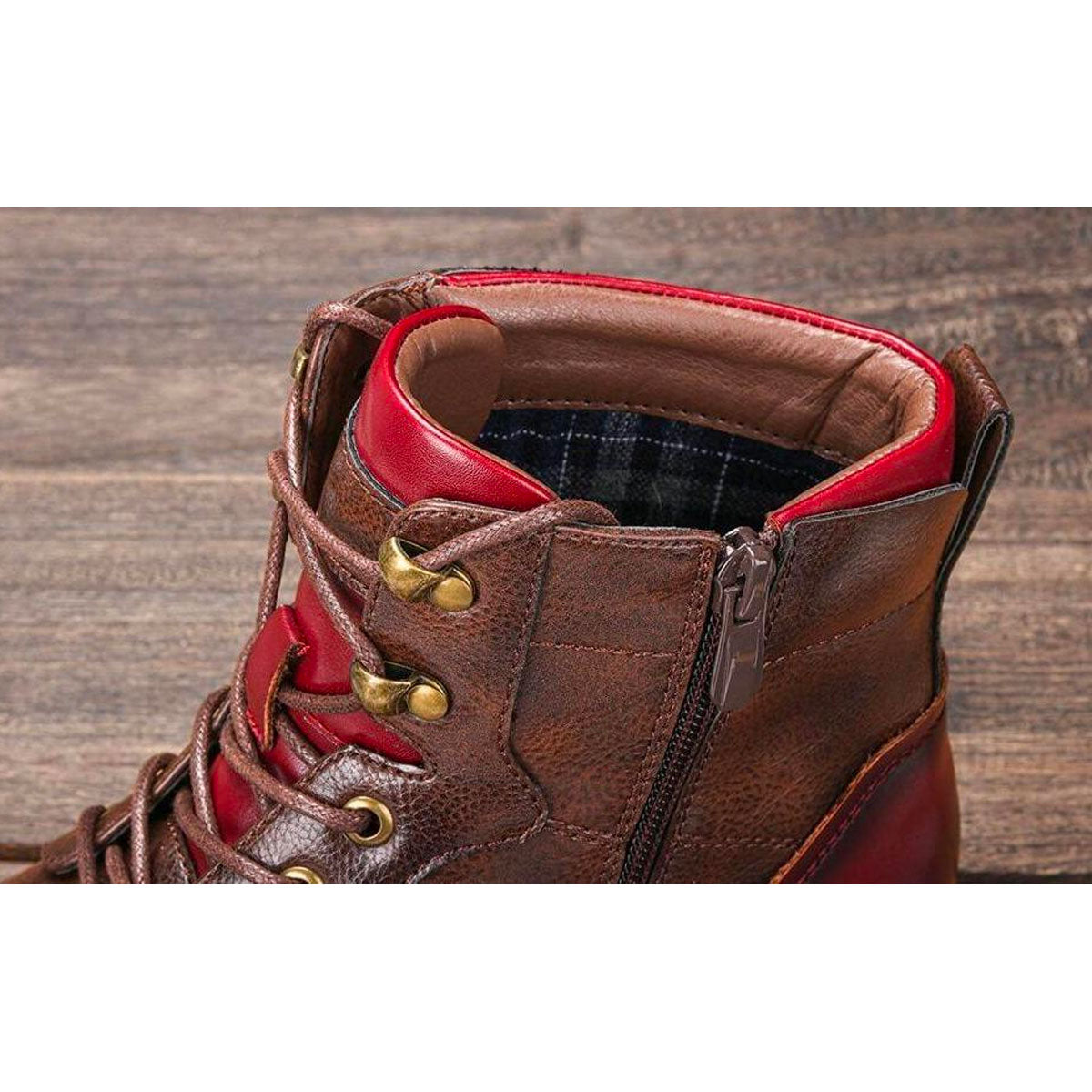 Ethan | Bottes Oxford Artisanales en Simili Cuir