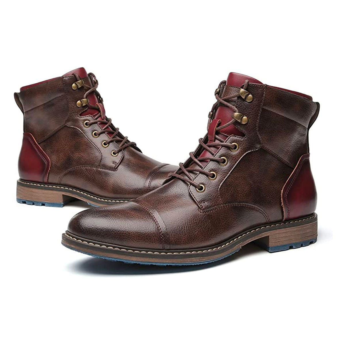 Ethan | Bottes Oxford Artisanales en Simili Cuir