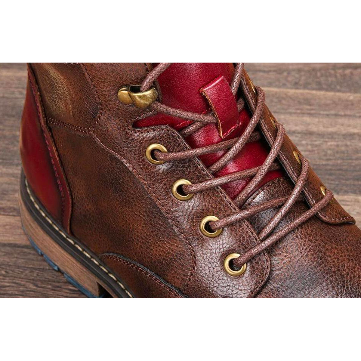 Ethan | Bottes Oxford Artisanales en Simili Cuir