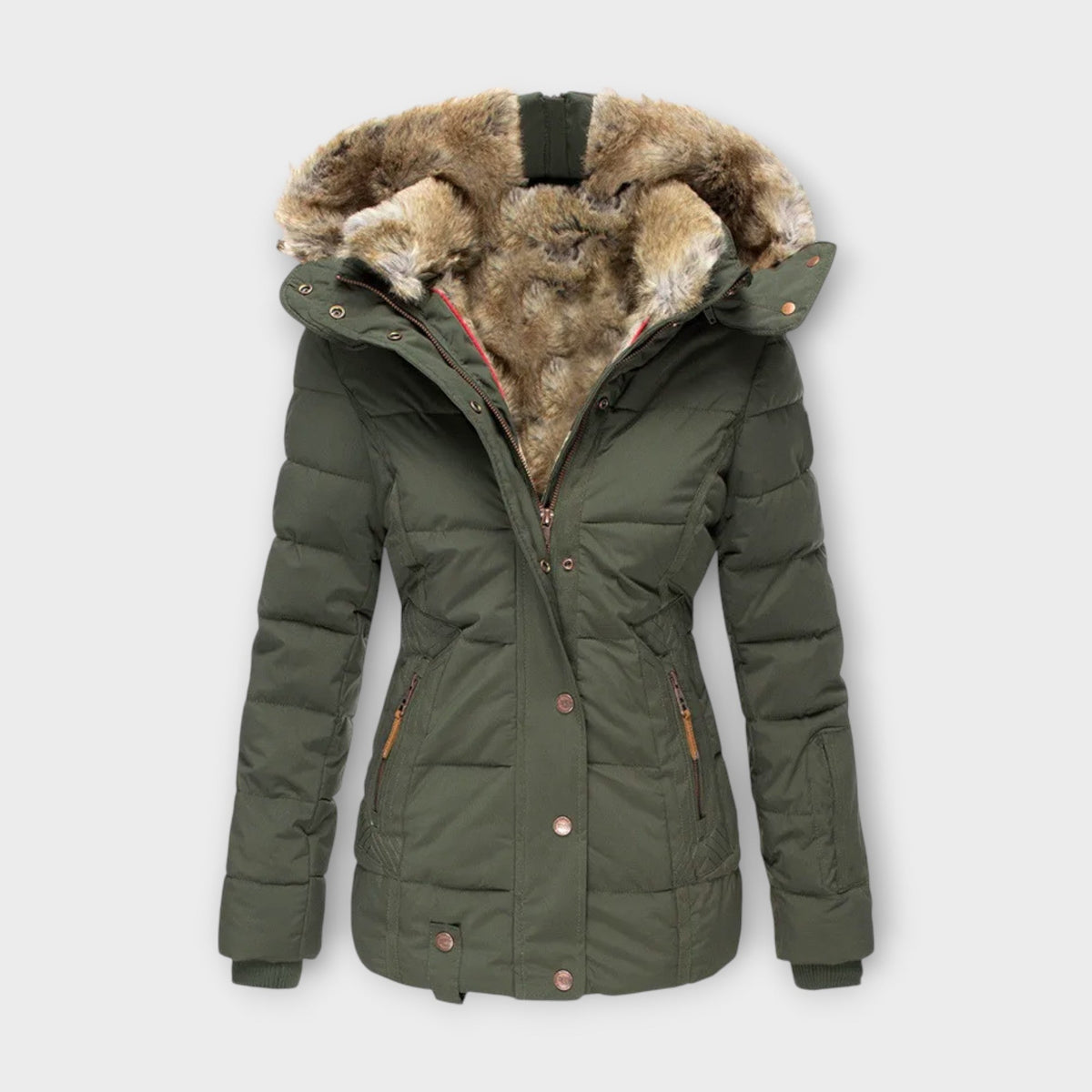 Emine – Cosy Faux Fur-Lined Jacket