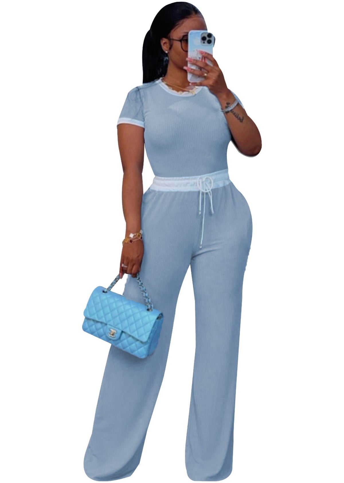 JELENA™ – Comfy Summer Tee and Pant Co-ord Set