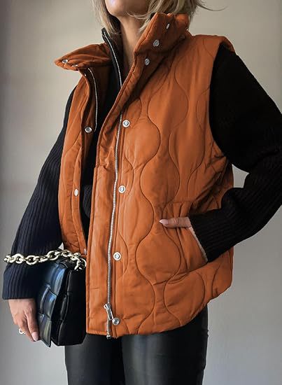 DARCY™ - Chic Lightweight Button-Up Puffer Vest