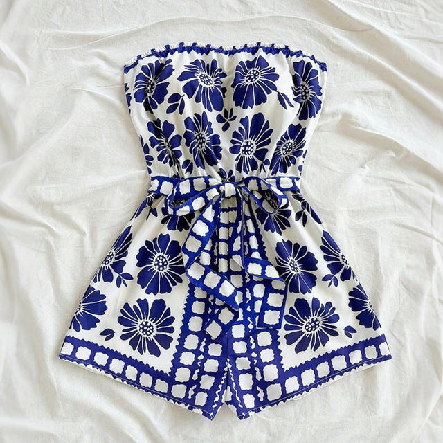 MAGNOLIA™ - Chic Summer Tube Top Short Jumpsuit