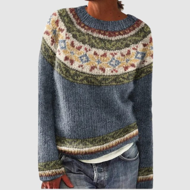 Nayla™ - Pull rétro élégant