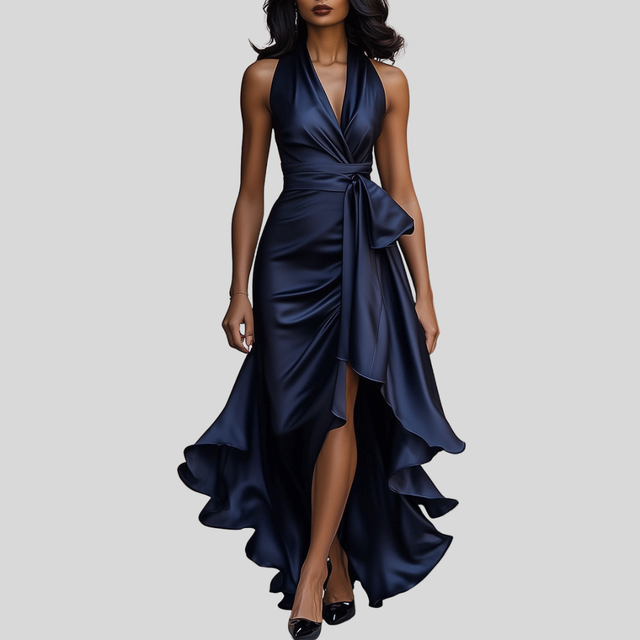 Amelya - Evening Wrap Maxi Dress