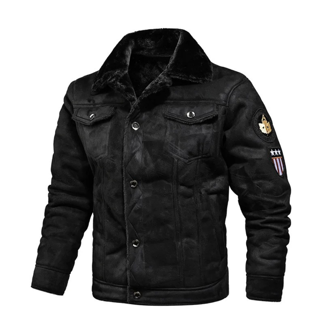Noxar™ | Veste en Simili Cuir Chaude et Polyvalente