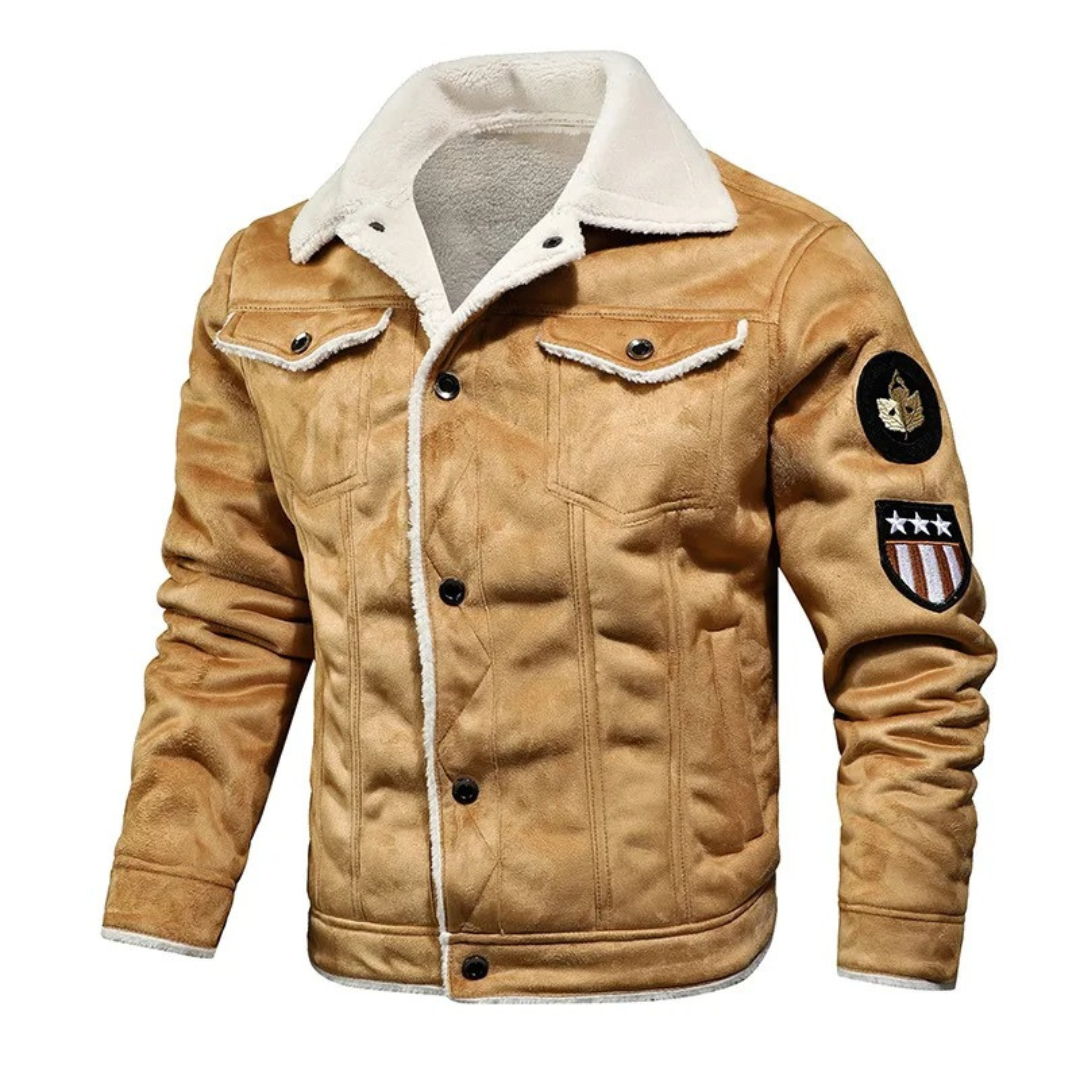 Noxar™ | Veste en Simili Cuir Chaude et Polyvalente