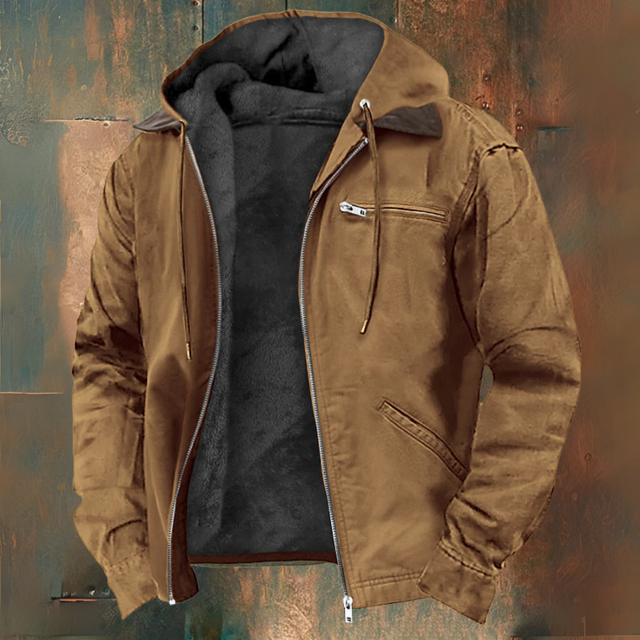 Veste-gilet zippée à capuche