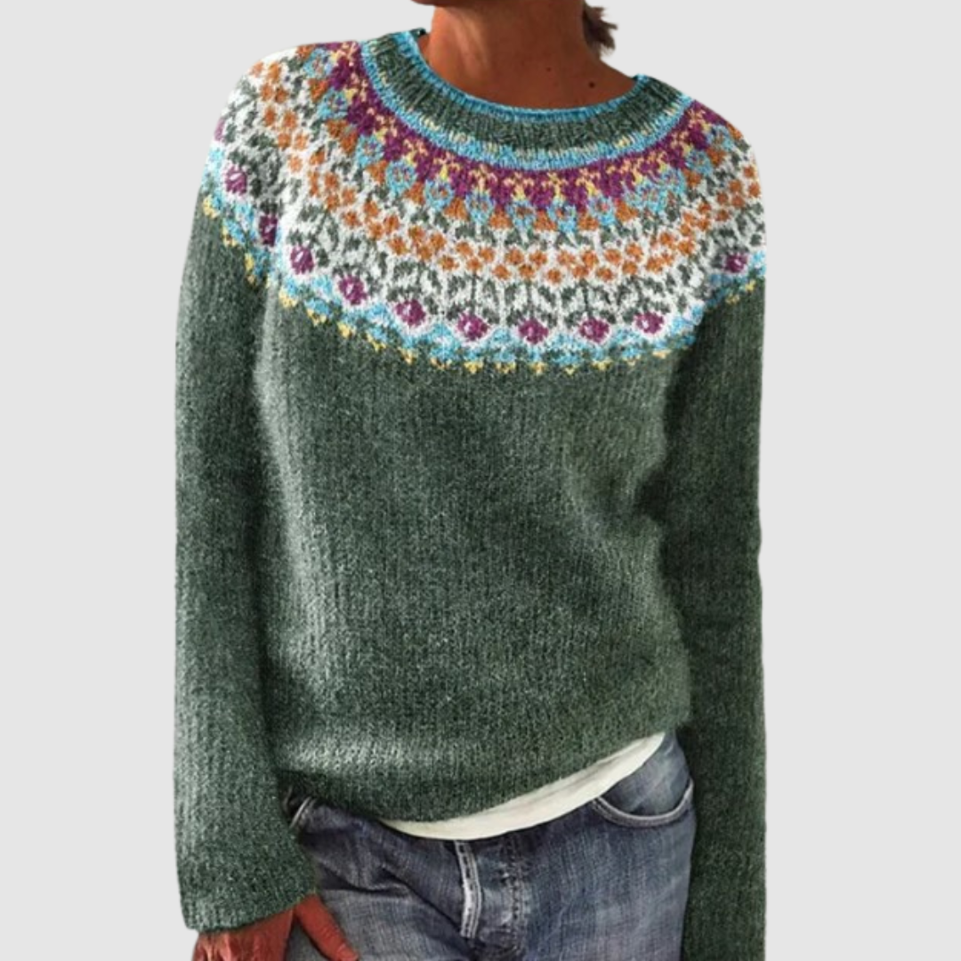 Celina™ - Pull rétro confortable