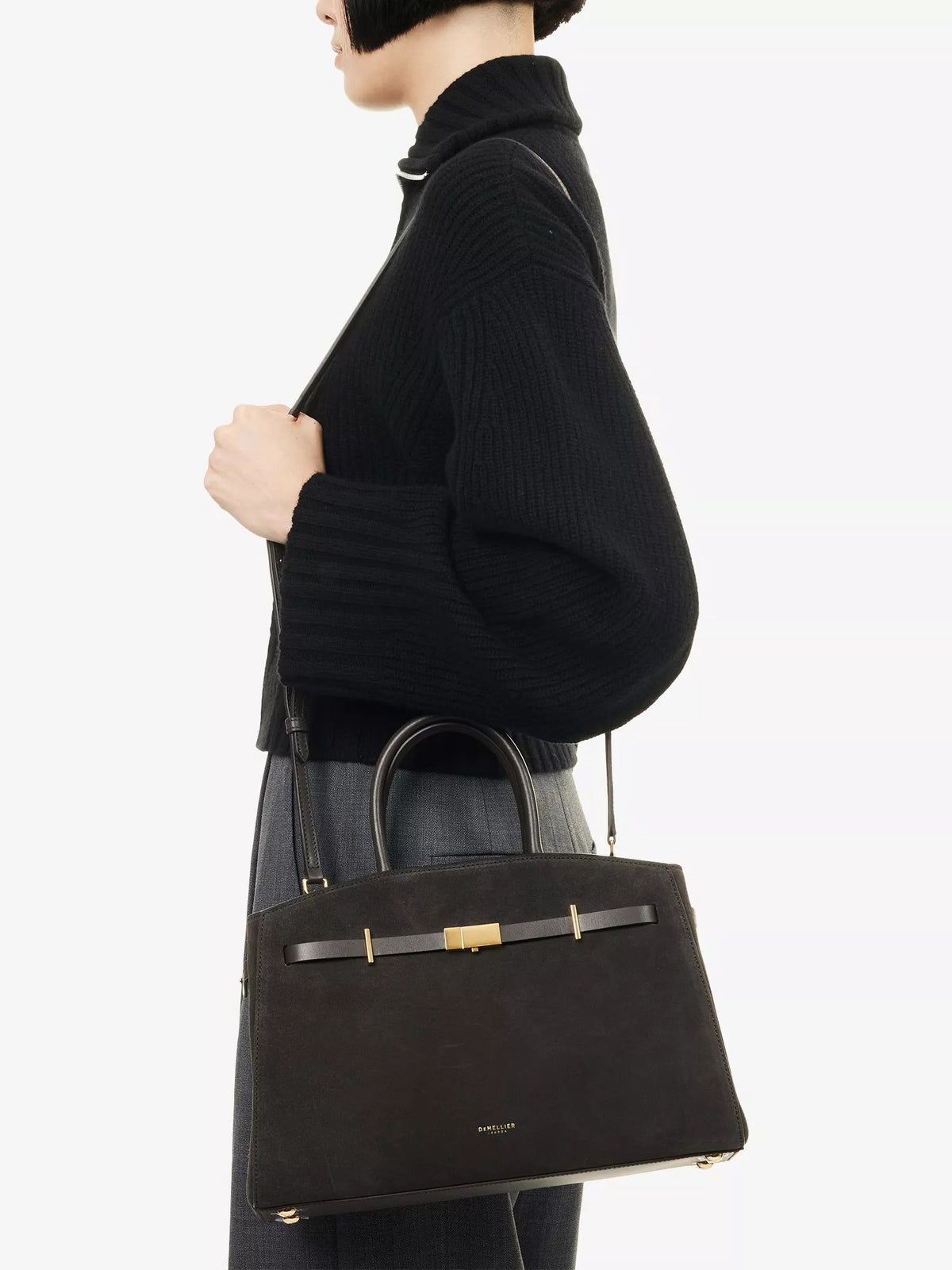 Amélisse - Stylish Midi Vegan Leather Handbag