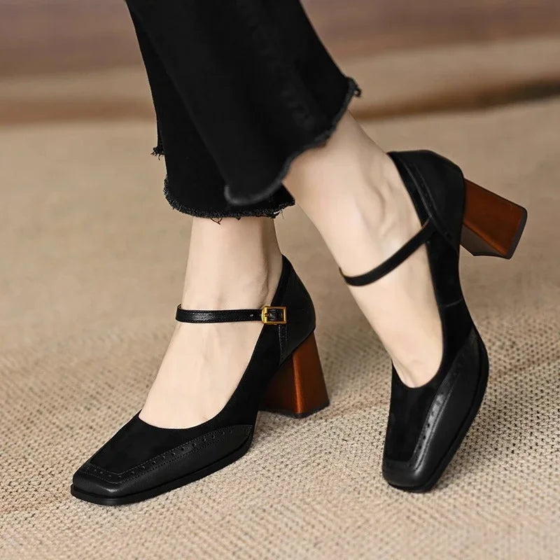 Ellie | Classic Vegan Leather Pumps