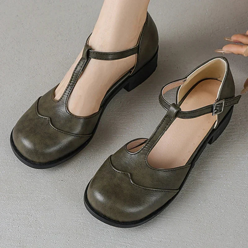 Margaux | Textured Vegan Leather Shoes