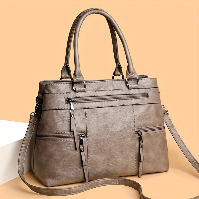 Eleanor - Vegan Leather Tote Bag