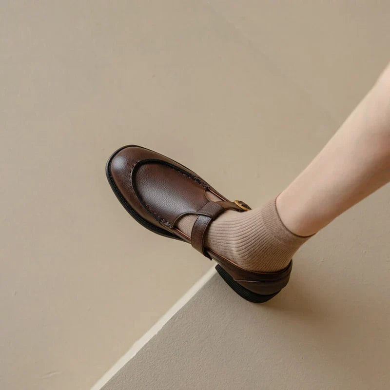 Nancy | Retro-Inspired Vegan Leather Shoes