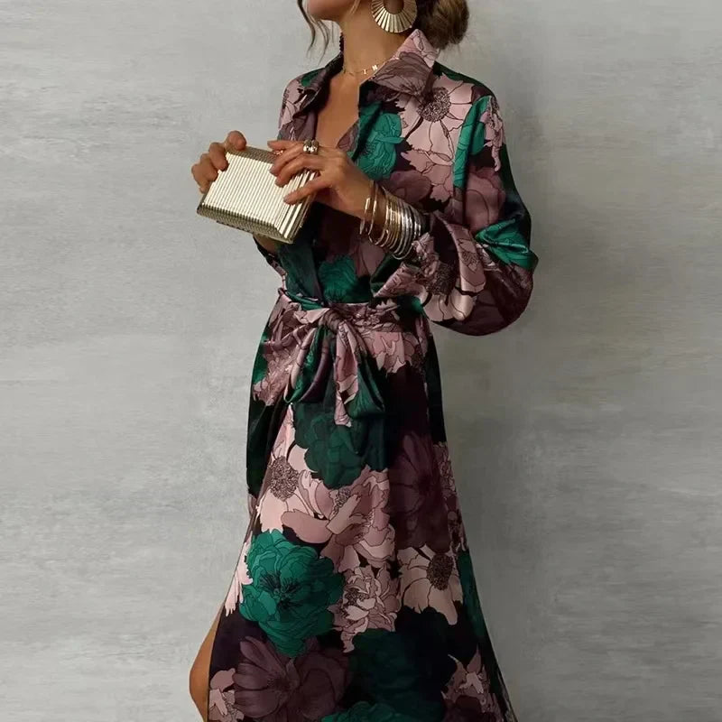 LILY™ - BELTED MAXI DRESS