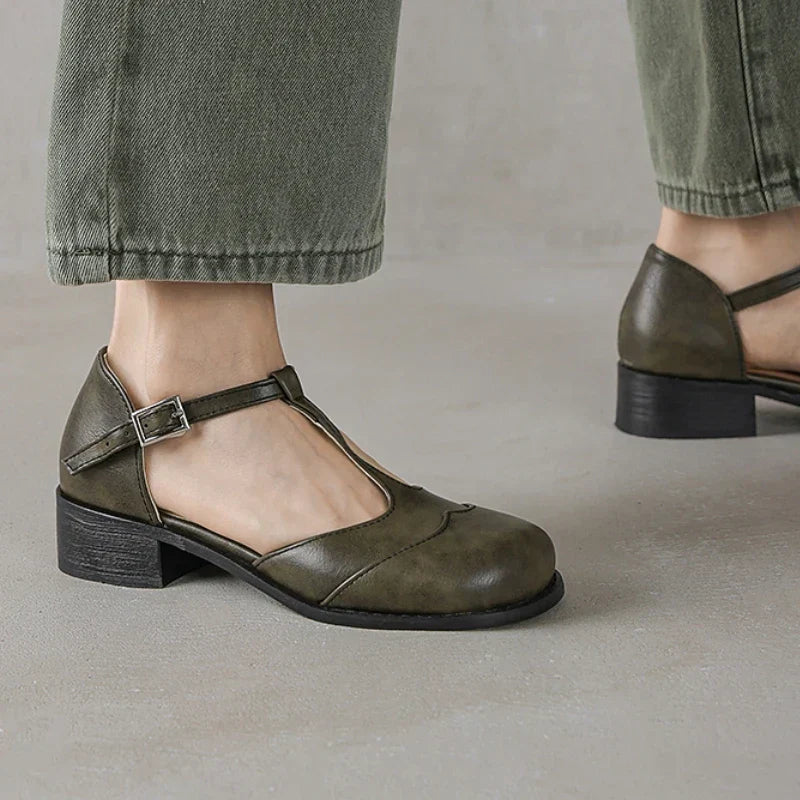 Margaux | Textured Vegan Leather Shoes