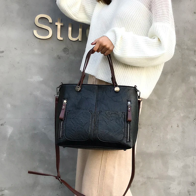 Nancy - Timeless Elegance Vegan Leather Shoulder Bag