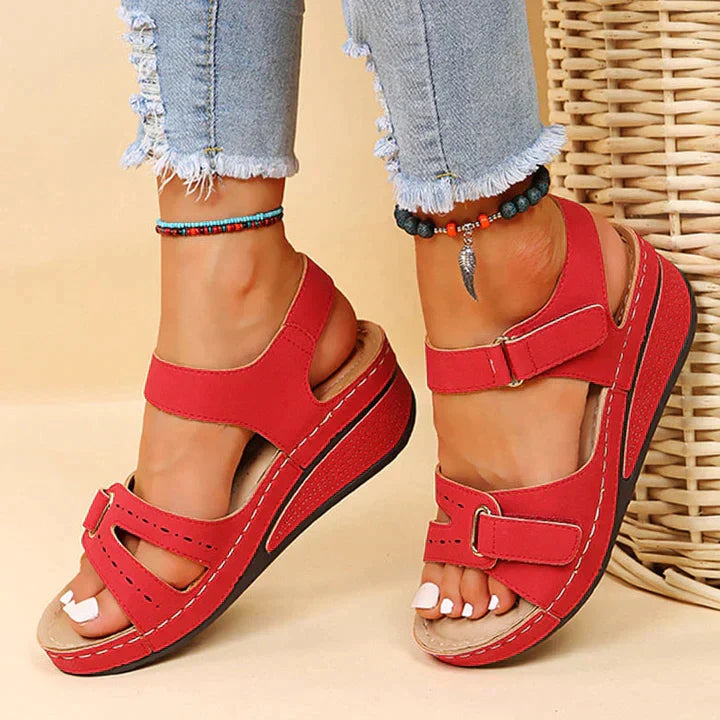 Sandy - Comfortable orthopedic wedge sandals