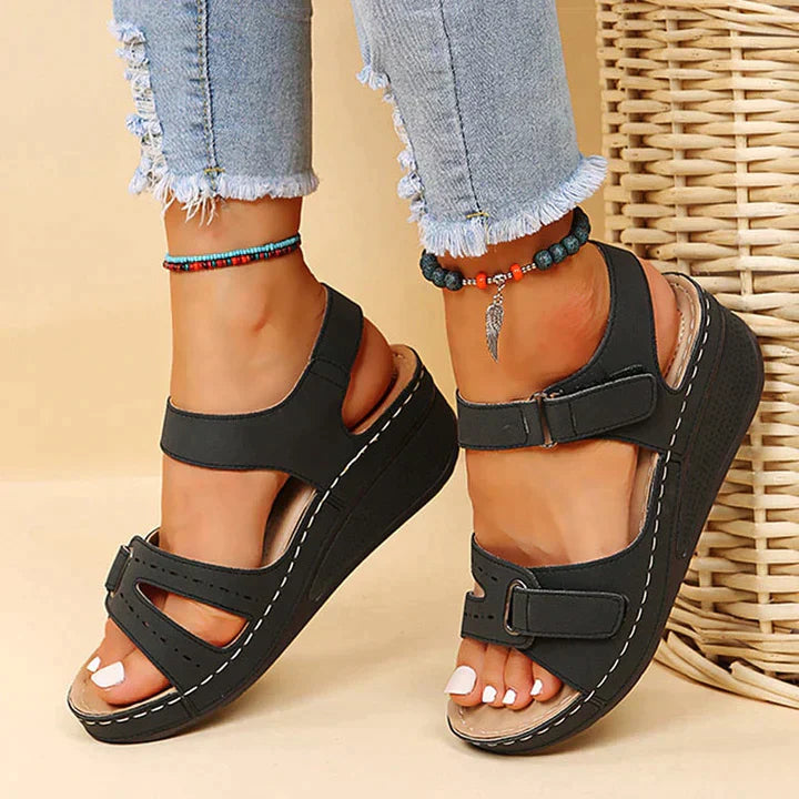 Sandy - Comfortable wedge sandals