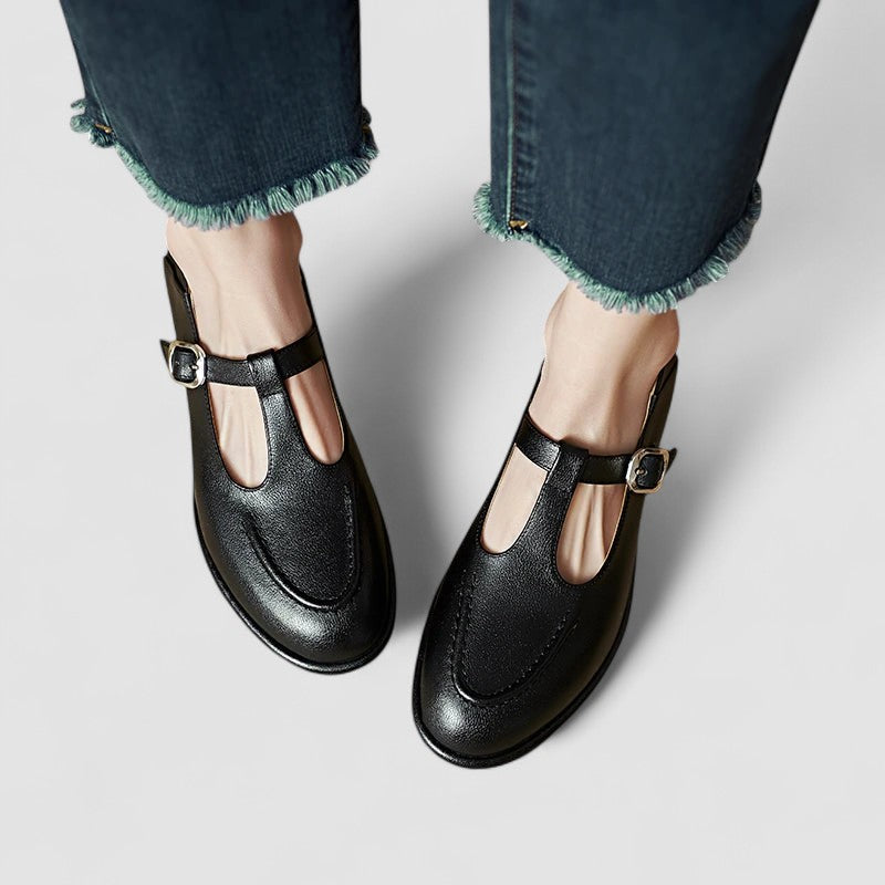 CAMILA™|COMFORT MARY JANE SHOES WITH LOW HEEL
