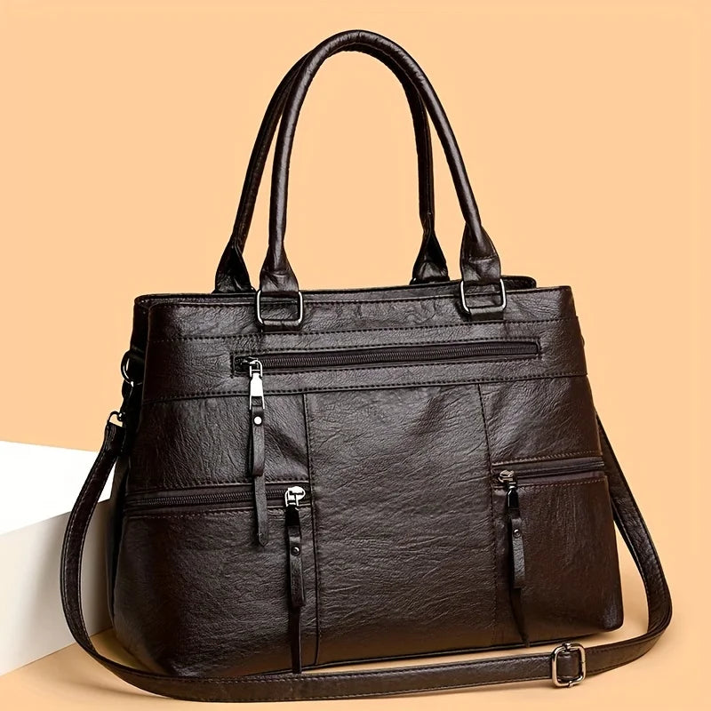 Eleanor - Vegan Leather Tote Bag