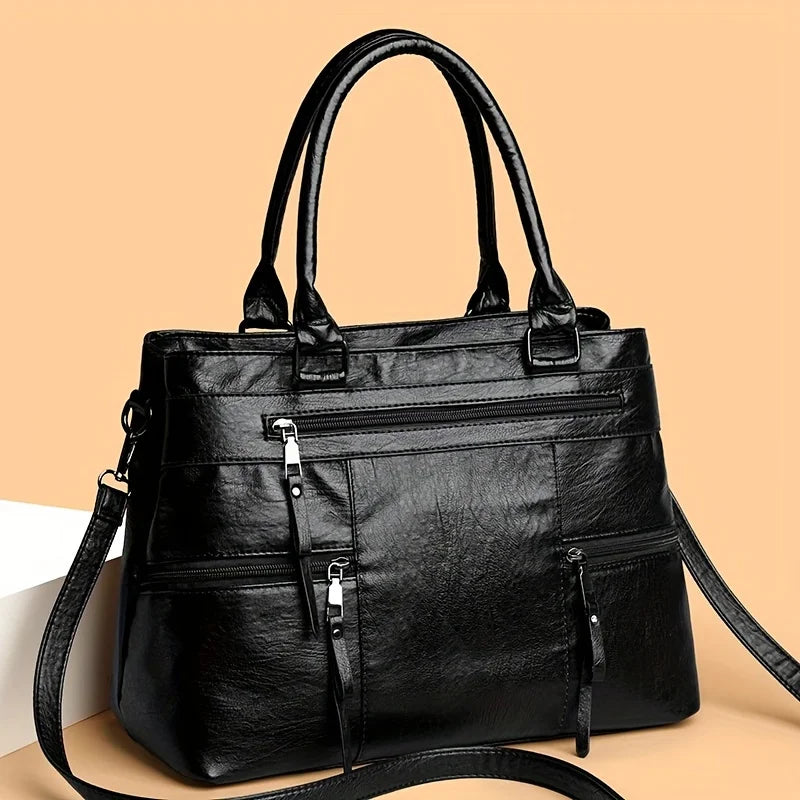 Eleanor - Vegan Leather Tote Bag
