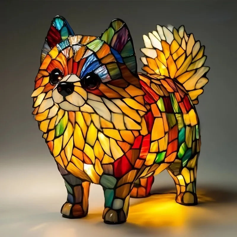 Poupi – Lampe rayon de soleil du poméranien
