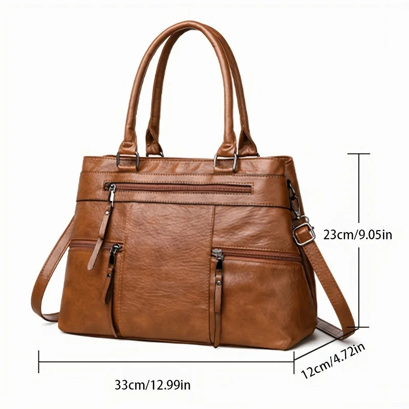 Eleanor - Vegan Leather Tote Bag