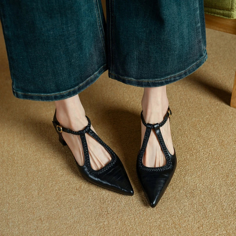 Josephine | Classic Vegan Leather Heels
