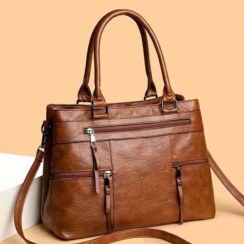 Eleanor - Vegan Leather Tote Bag