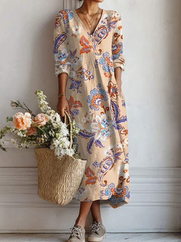 The Sienna Flow Midi Dress - Soft Collection