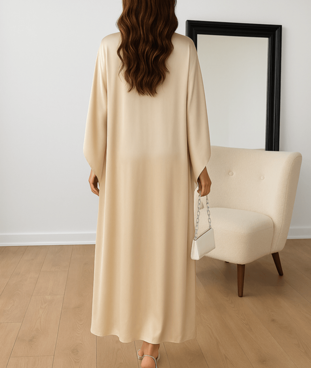 Tayna – Draped Sleeve Abaya