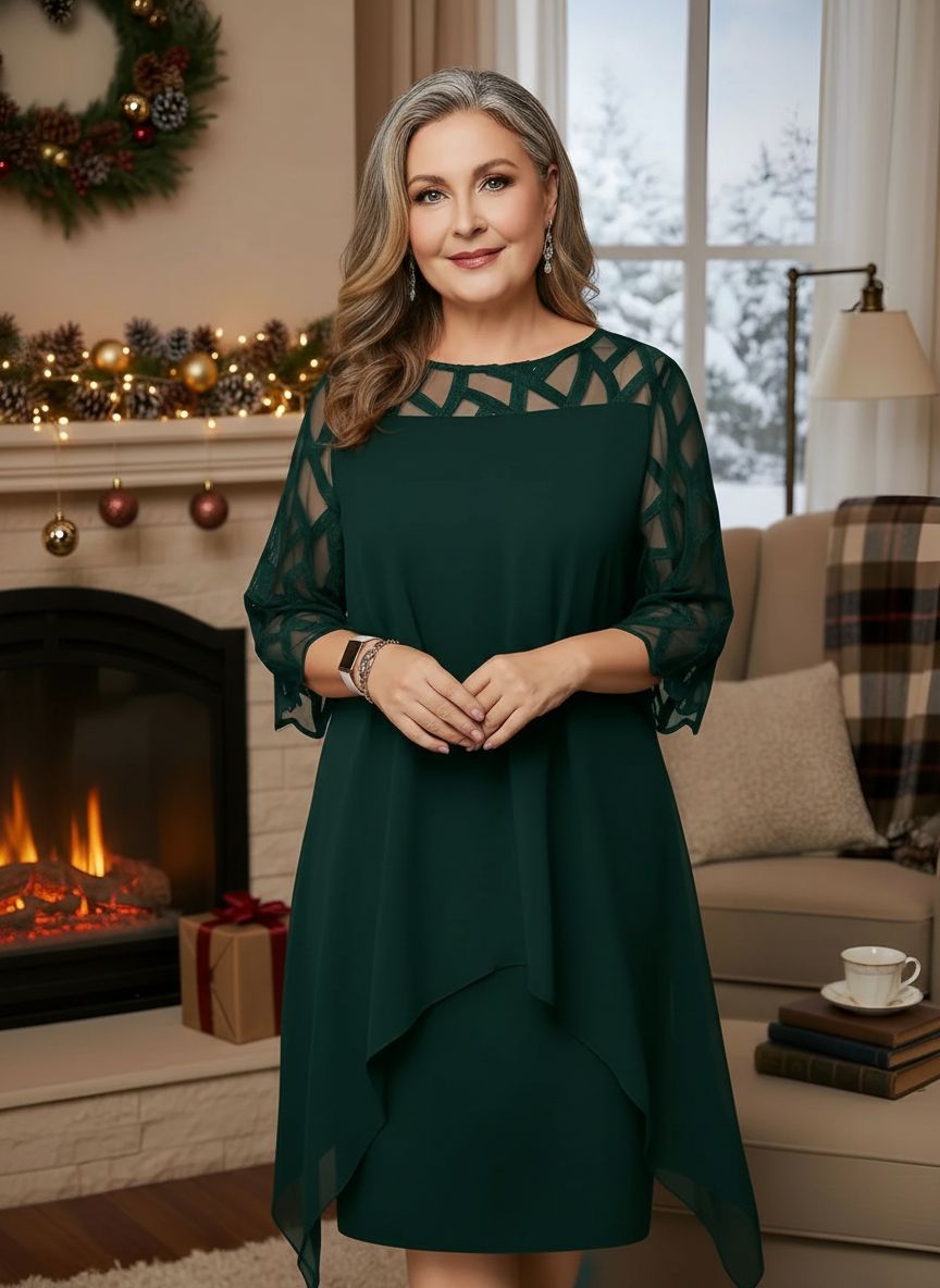Adelina Lace Elegance Dress