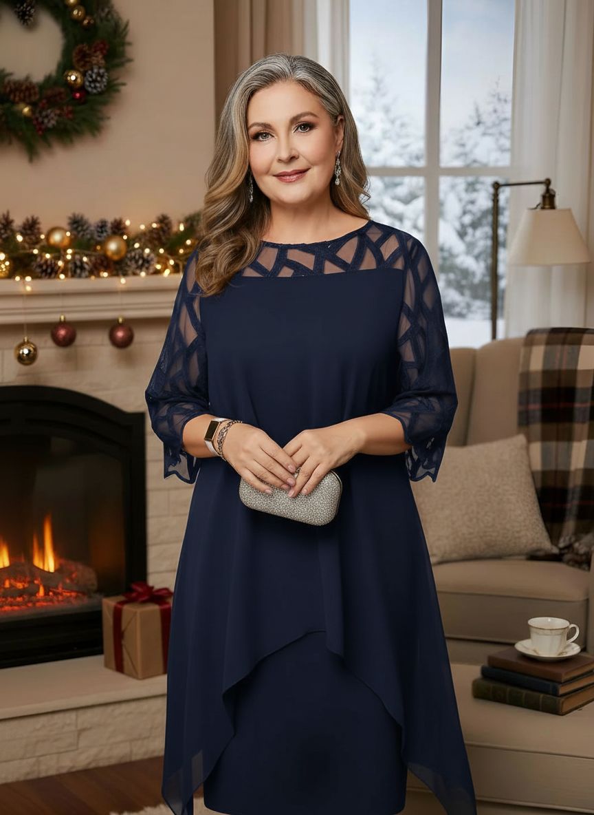 Adelina Lace Elegance Dress