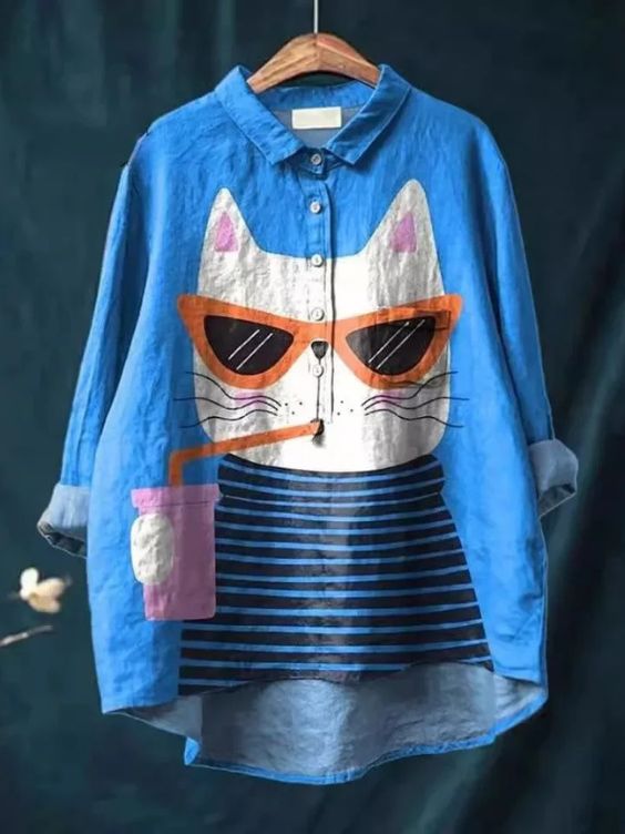 AMARI™ - Cat Art Shirt