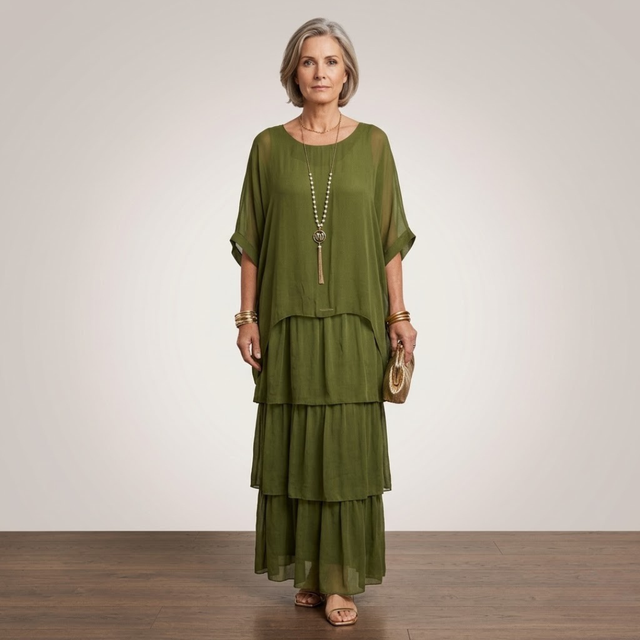 Bonnie - Elegant Flowing Maxi Dress