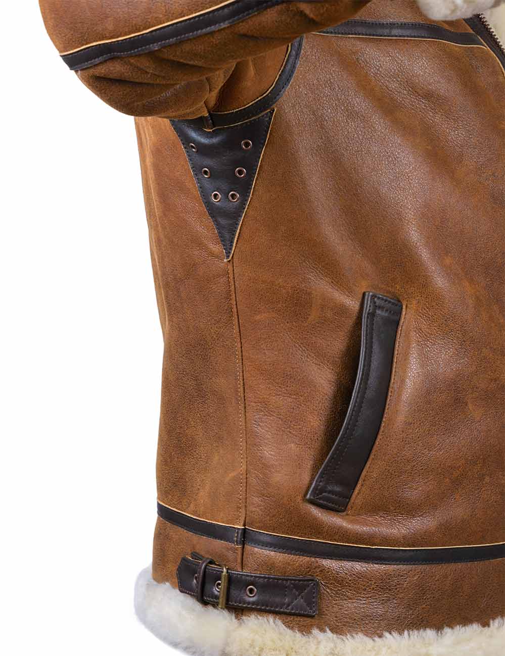 Aron™ | Veste Bomber avec Capuche en Fourrure