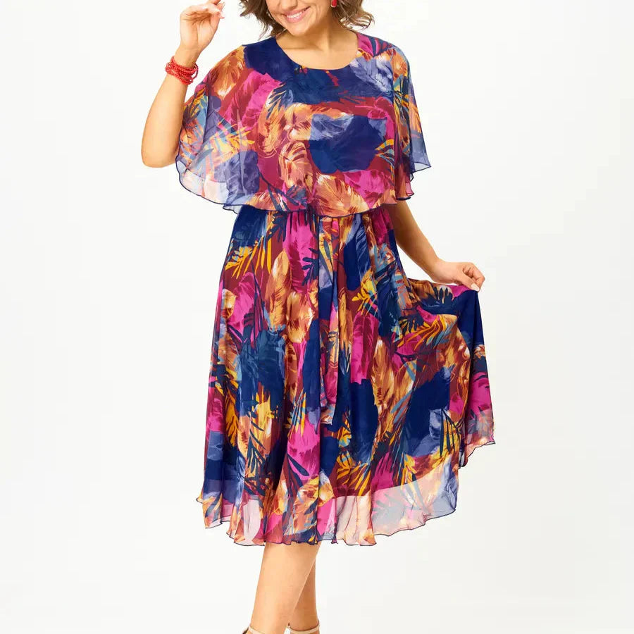 Alice - Elegant Summer Chiffon Dress