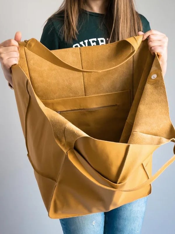 Ruth - Timeless Allure Vegan Leather Tote Bag