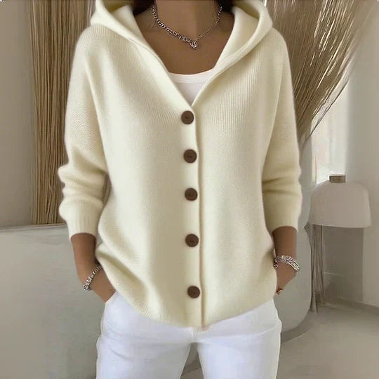 Camille | Gilet tendance à capuche