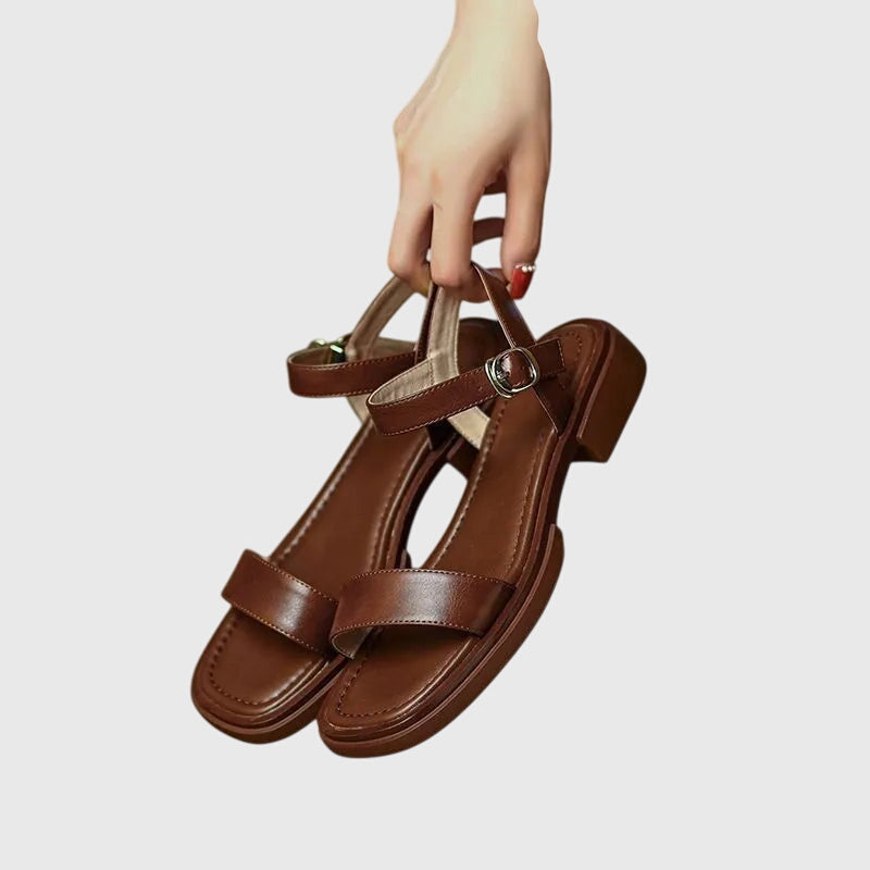 CELESTIA | COMFORT VEGAN LEATHER SANDALS
