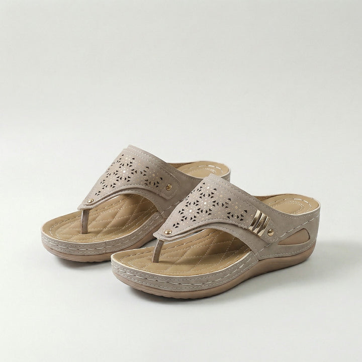 Élodie - Wedge toe sandals for women