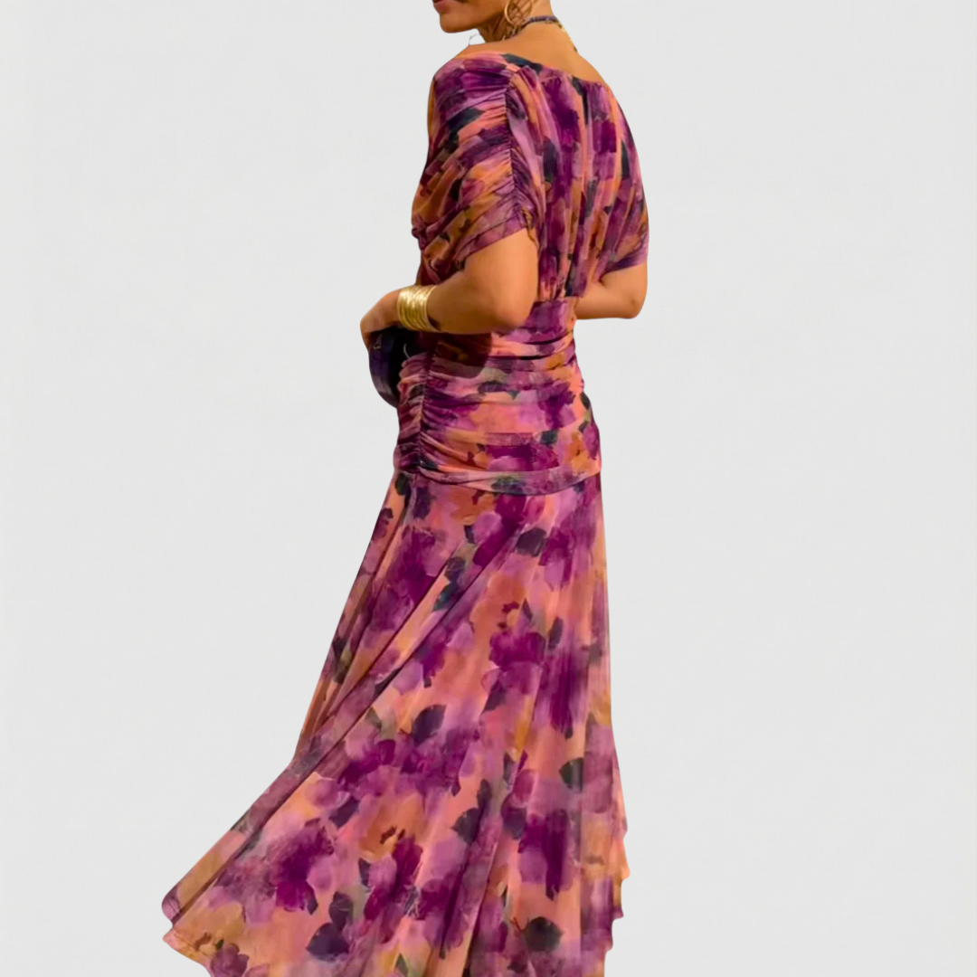 Eloria - Elegant Floral Dress