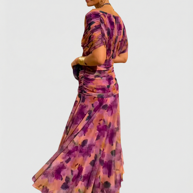 Eloria - Elegant Floral Dress