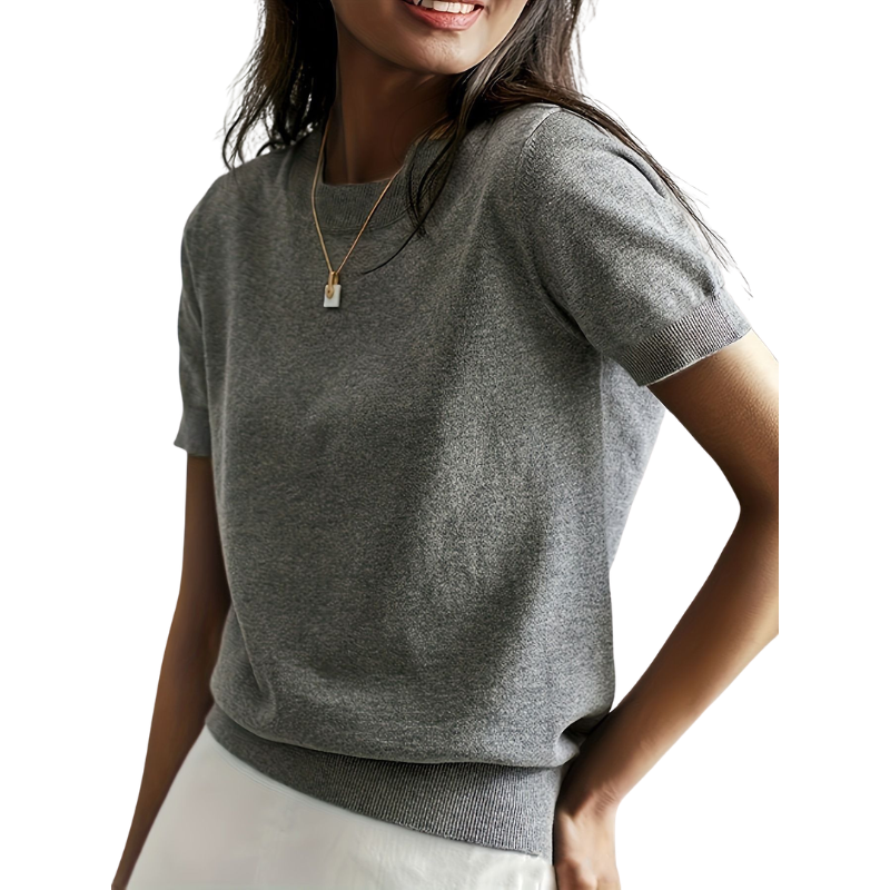 JENNY™ - Classic Round Neck Casual Top