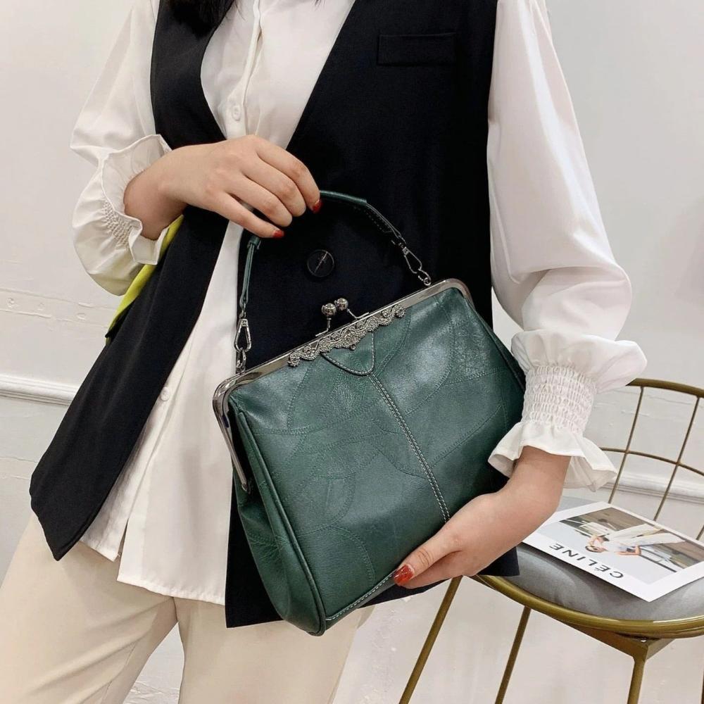 Mila | Sac vintage intemporel avec élégant fermoir à rabat