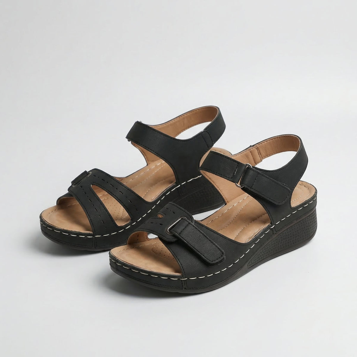 Sandy - Comfortable wedge sandals