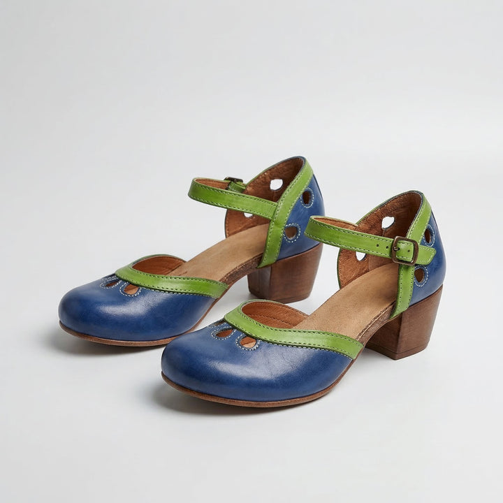Laisy - Orthopedic sandals with a low heel
