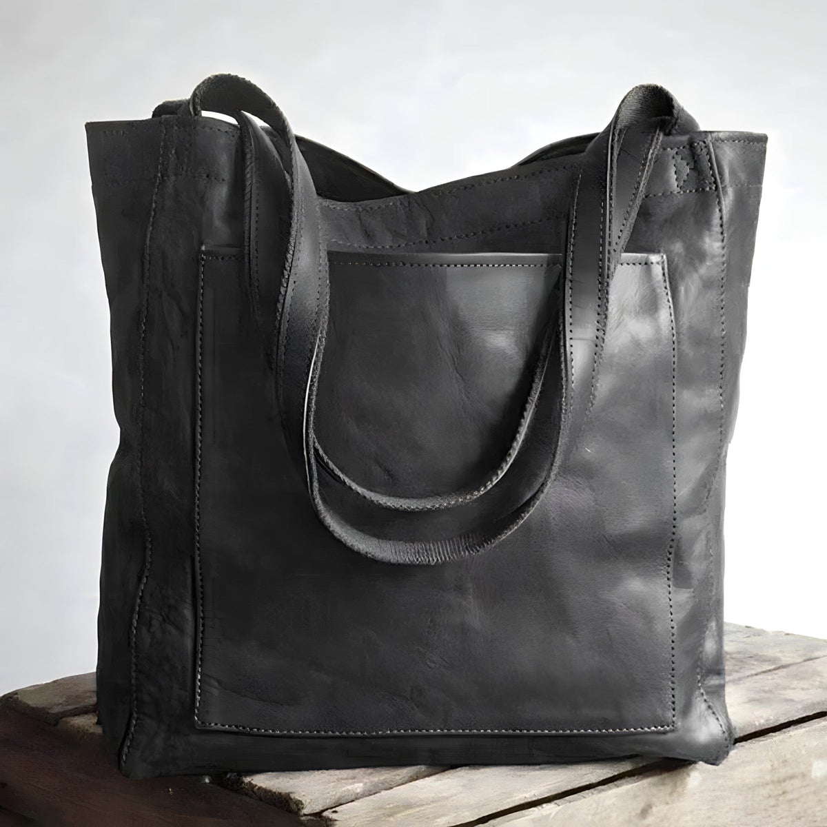 Carol - Modern Chic Vegan Leather Tote Bag