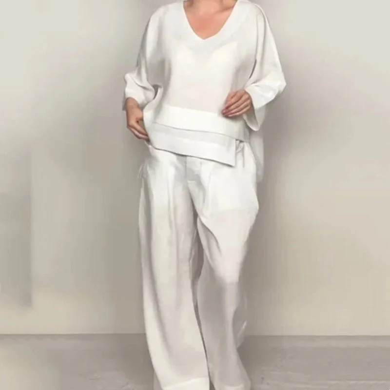 Isabel™ | Relaxed Linen-Look Two-Piece Set